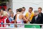 Steven Way (England) ibeing interviewed after the mens Commonwealth Games Marathon, Glasgow. Photo: David T. Hewitson/Sports for All Pics